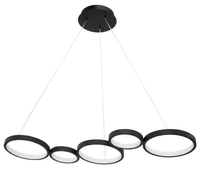 Zdjęcie produktu dla Toolight Lampa Sufitowa Wisząca App1923-Cp Czarna