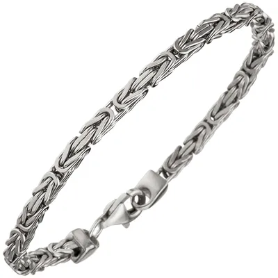 Produktbild von JOBO Königsarmband 925 Sterling Silber 21 cm Armband Silberarmband