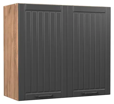 Obrázok produktu pre Nástenná skrinka Vicco Fame-Line Tmavo-sivá/Dub Goldkraft 80 cm, Model 62821