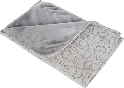 Immagine prodotto di roba baby blanket 'Miffy', coperta in jersey 100% cotone per bambine e bambini, 80x80 cm