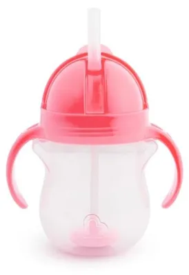 Obrázok produktu pre Munchkin Kubek niekapek ze słomką różowy 207ml