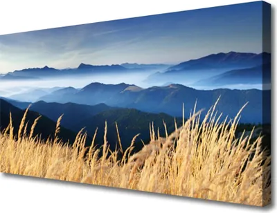 Produktbild von Tulup Leinwand-Bilder 100x50 Wandbild Canvas Kunstdruck Acker Landschaft