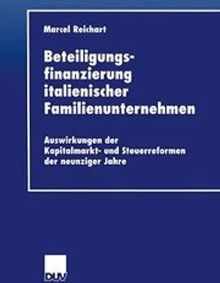 Produktbild von Beteiligungsfinanzierung italienischer Familienunternehmen