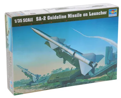 Modellbausatz SA-2 Guideline Missile mit Startkabine, 158 Teile
