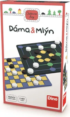 Produktbild von Reisespiel Dame und Mühle