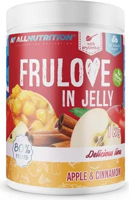 Produktbild von ALLNUTRITION FRULOVE In Jelly Apple & Cinnamon 1000g Marmelade Früchte Apfel-Zimt