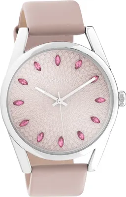 Image de Oozoo Montre femme Timepieces analogique en cuir rose D2UOC10816