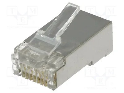 Produktbild von 2x Stecker Kat: 6 RJ45 PIN: 8 abgeschirmt  System: 8p8c RJ45WE-CAT6U RJ-Steckverbi