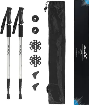 Produktbild von Einheitsgröße JLX-84|JELEX Nature Walking Stöcke silber