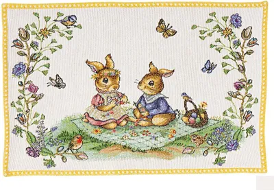 Produktbild von Villeroy & Boch Spring Fantasy Gobelin Platzset Picknick 32x48cm Set6