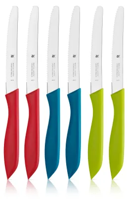 Obrázok produktu pre WMF 3201007284, Set nožov, Nerezová oceľ, Nerezová oceľ, Viacfarebný, Ergonomický, 11 cm