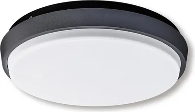 Produktbild von Näve Leuchten LED Außendeckenleuchte MIO mit LED Platine LED Außendeckenleuchte MIO mit LED Platine LED Außendeckenleuchte IP54 "MIO" d:17,5cm, Deckenlampe für den Außenbereich im Modern Style, aus Metall und Kunststoff in anthrazit, 4,5 cm hoch, Ø 17,5 cm, LED Platine