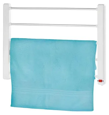 Produktbild von Jocca Elektrischer Handtuchheizkörper 65W, 60 x 44 cm, Wandmontage, Weiß