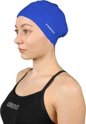 Image de Bonnet de bain en silicone pour cheveux longs, étanche, protège contre le chlore, disponible en différentes couleurs, idéal pour la piscine