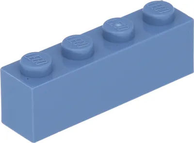 Produktbild von Lego® 100 Stück 3010 Stein Brick 1x4 Part Basic Steine 100 Sandblau