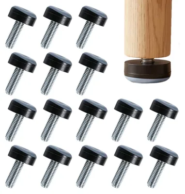 Obrázek produktu pro Elzusha - Teflonové podložky pod nábytek, 16 kusů, průměr 20 mm, vhodné pro židle a stoly