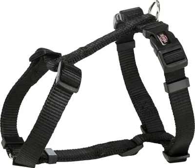Produktbild von TRIXIE Premium H-Geschirr, XS–S: 30–44 cm / 10 mm, schwarz