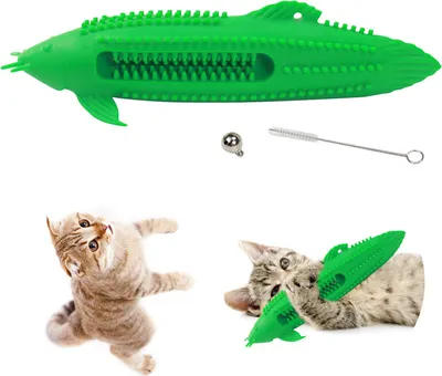 Image de ele ELEOPTION brosse à dents pour chats (vert)
