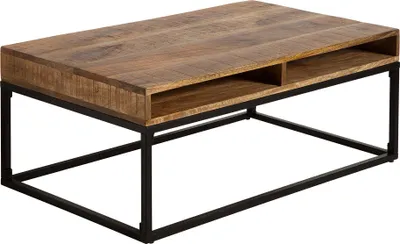 Produktbild von Couchtisch IRON CRAFT 100cm Mango natur