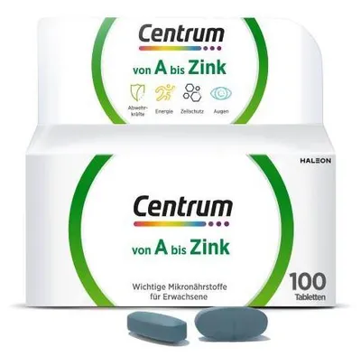 Produktbild von Centrum A-Zink Tabletten 100 St
