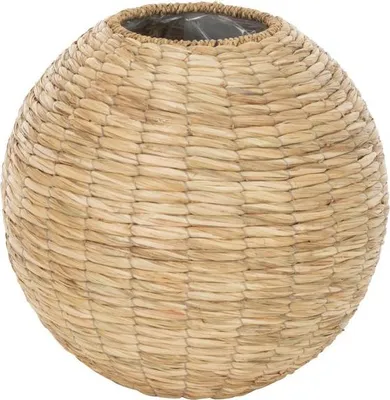 Produktbild von J-Line Vase Yumi Kugel Strih Naturell Large