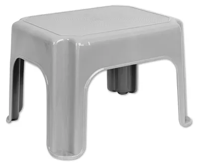 Produktbild von Tritthocker 38 cm grau
