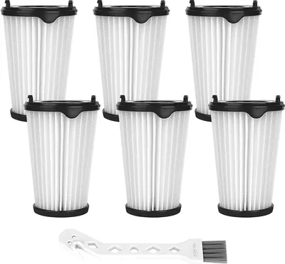Produktbild von Set mit 6 Filtern für AEG CX7 CX7-2 Staubsauger für alle Modelle, Ersatz Hepa Filter Ersatzfilter und 1 Reinigungsbürste