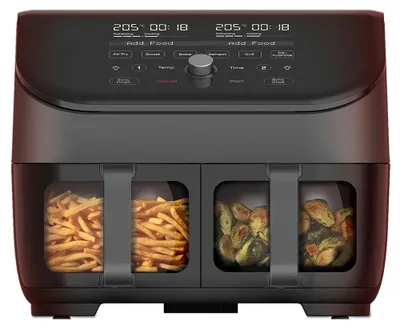 Zdjęcie produktu dla INSTANT Vortex Plux Dual, Frytkownica na gorące powietrze, 7,6 l, 32 °C, 204 °C, Podwójny, Czarny