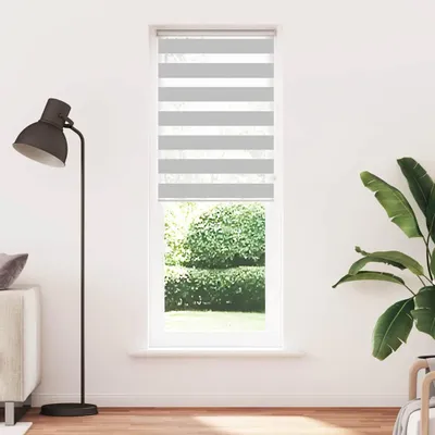 Obrázok produktu pre vidaXL Dvojitá roleta Svetlošedá 90x200 cm Šírka látky 85,9 cm Polyester