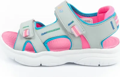 Produktbild von Skechers Sandalen 302984LSLPK mit Klettverschluss, dämpfender Innensohle und griffiger Außensohle