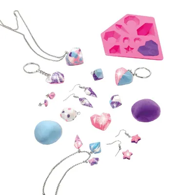 Obrázek produktu pro Totum Bling Bling Gems and Jewellery, Sada na výrobu šperků pro děti, 6 rok/roky, Vícebarevný