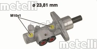 Produktbild von METELLI 05-0610 Bremszylinder Hauptbremszylinder für VW Lupo (6X1, 6E1) POLO (6N2) Polo Schrägheck (6N1)
