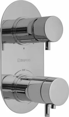 Produktbild von RHAPSODY Thermostat-Dusch-Armatur, 3 Wege, Chrom