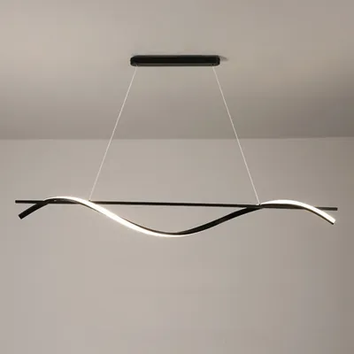 Produktbild von Pendelleuchten, LED Pendelleuchte, Esszimmer Hängelampe, Deckenlampe, 25W Esstisch Pendellampe, Stufenlos dimmbare Deckenleuchte, mit Fernbedienung