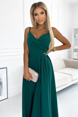 Imagen del producto de Numoco. Vestido de fiesta para mujer, modelo Chiara, color verde, talla S