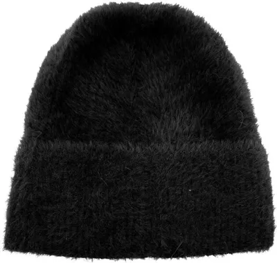 Produktbild von Kuschelige Wollmütze für kalte Tage mit Innenfutter OneSize Uni Schwarz