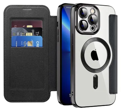Obrázok produktu pre Techsuit - SmartMag Book puzdro na iPhone 13 Pro Max - čierne