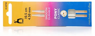 Obrázek produktu pro Pony Classic Vyměnitelné jehly na pletení Hliníkové 10,5cm 4,5mm