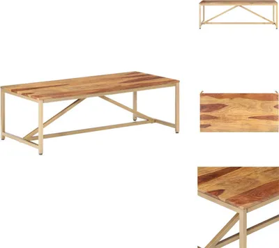 Produktbild von vidaXL Couchtisch 120 x 60 x 40 cm Massivholz - Couchtische