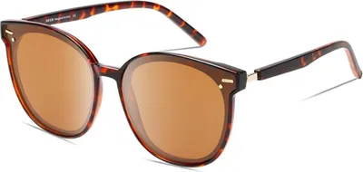 Immagine prodotto di DUCO Occhiali da sole tondi vintage polarizzati da donna Protezione UV400 W017