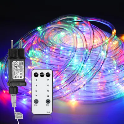 Produktbild von Peviasot 20m LED Lichtschlauch Innen,LED Schlauch,Partylicht Dekobeleuchtung Weihnachten,Mehrfarbig