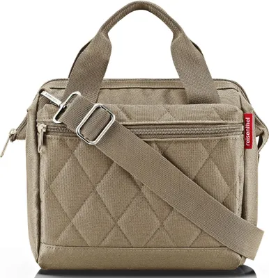 Produktbild von reisenthel allrounder cross, Crossbody-Reisetasche, Rhombus Olive, 4 L, MQ5046