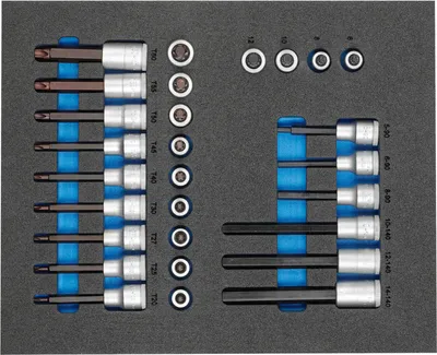 Productafbeelding van GEDORE TS CT2-ITX19 set schroefbits, 1/2", in 2/4 check-tool module, 2957450