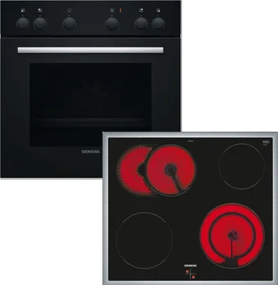 Produktbild von Siemens Einbau-Herd-Set, EA64RGNA1E + HE010FBA0, Einbau-Herd, Elektro-Kochfeld EQ110KA3B