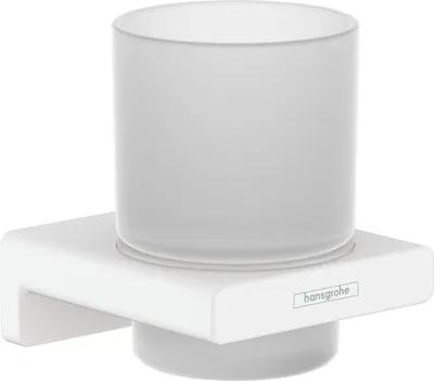 Obrázok produktu pre Držiak na sklo ADDSTORIS nástenný matný biely matný biely