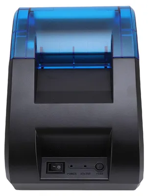 Thermobonprinter 58 mm, Bluetooth, tragbar, 70 mm/s, EU-Stecker