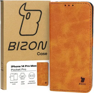 Produktbild von Bizon Case Pocket Pro Apple iPhone 14 Pro Max braun