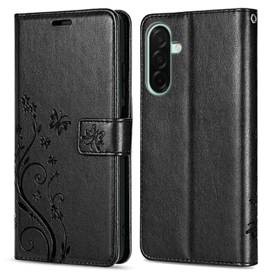 Produktbild von Handy Tasche für Samsung Galaxy A26 5G Hülle Handyhülle Klapphülle Wallet Case in Schwarz