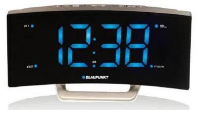 Produktbild von Blaupunkt CR7BK Funkuhr Analog & digital Edelstahl