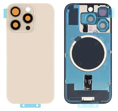 Produktbild von iPhone 16 Pro Backcover Titan Wüstensand